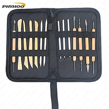 Инструменты для резьбы по глине PHYHOO [14 шт.] набор дереву содержит