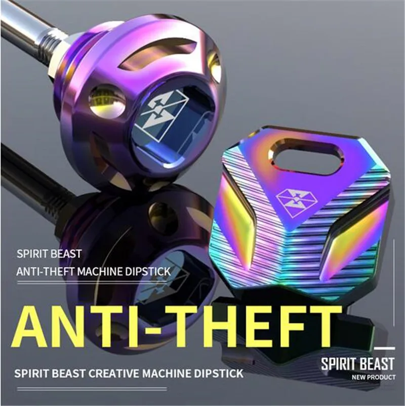 

SPIRIT BEAST SPIRIT BEAST Oil Dipstick Anti-Theft BN300 Motorcycle Accessories CB190 Oil Gauge Stainless Steel Motocross Diy Kit