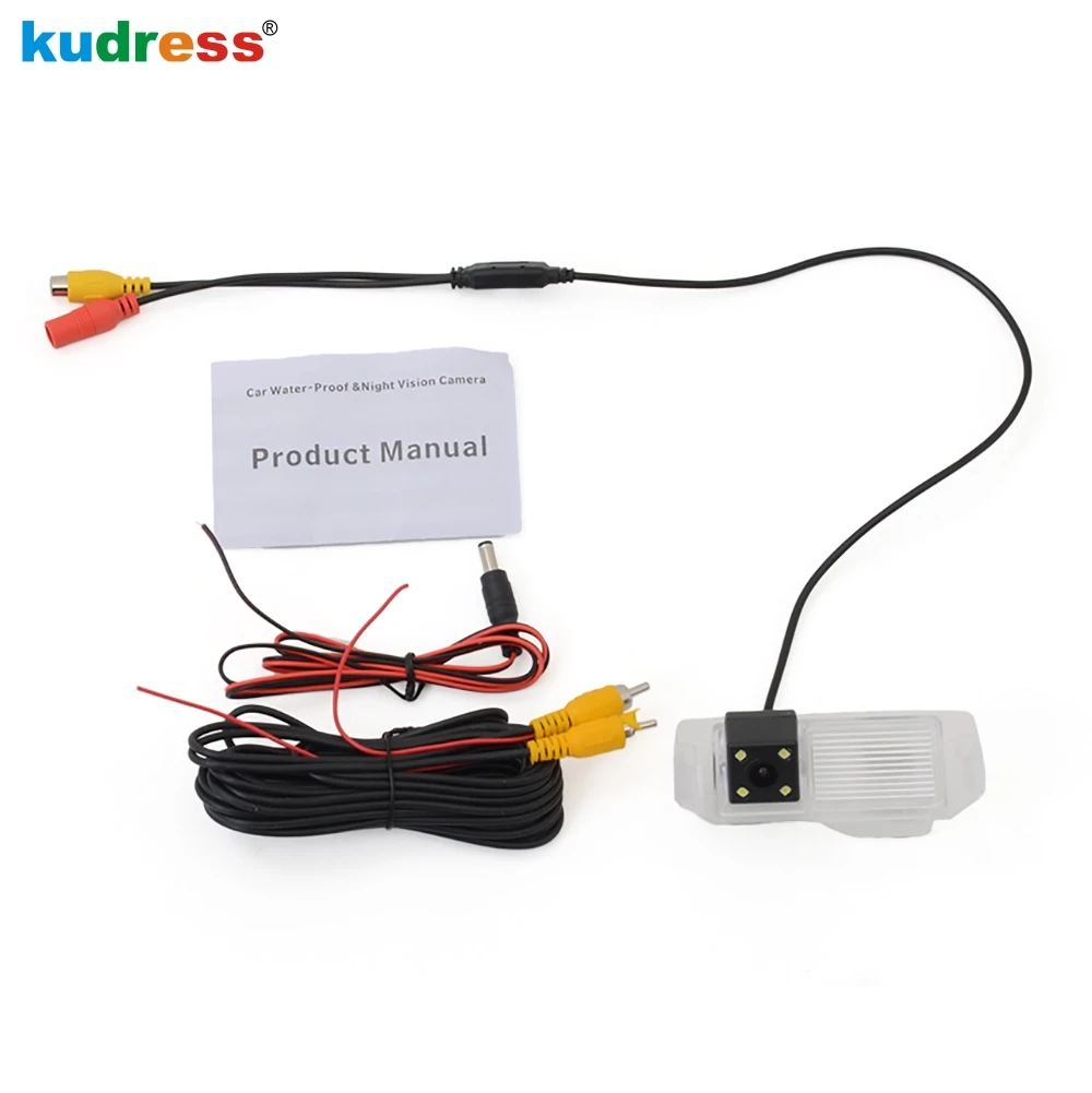 

For Hyundai I30 Solaris Verna hatchback Genesis Couple For Kia Soul Reverse camera Car Rear View Parking Camera HD 4 LED Lights