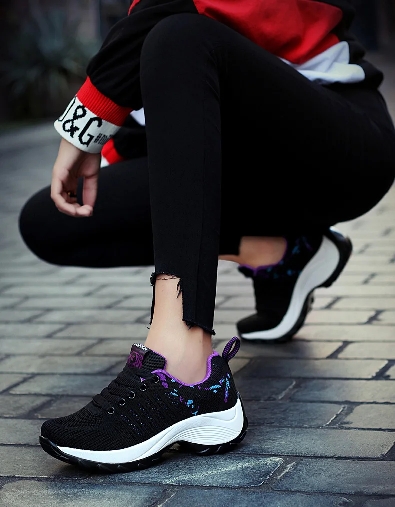 GOMNEAR женские кроссовки для бега женская уличная дышащая туристическая трекинговая обувь нескользящая резиновая подошва кроссовки для бега