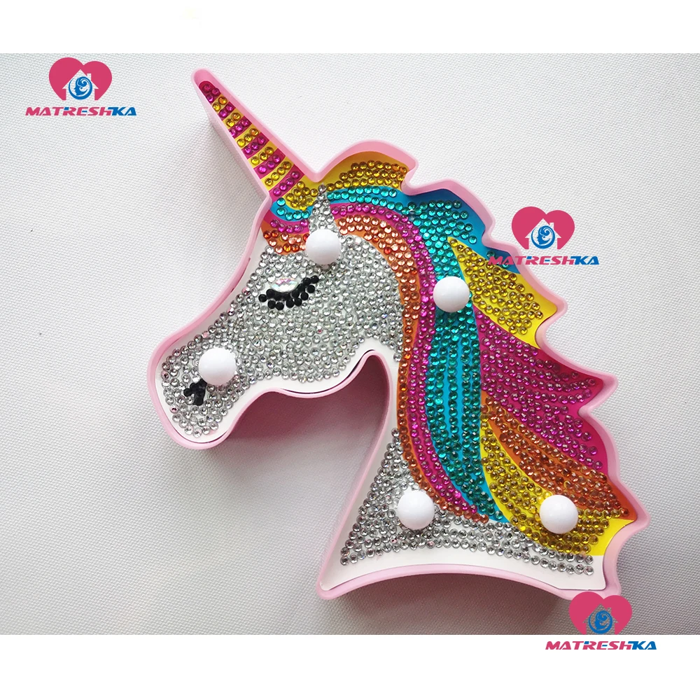 

DIY Crystal pattern Diamond Embroidery 5D Diamond Painting accessories Decor Night LED light 5d Sticker Home Decor for Christmas
