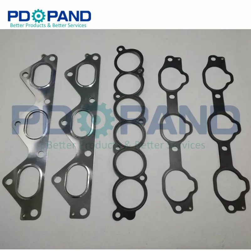 G6CU Engine intake and exhaust manifold gaskets for Hyundai 3.5
