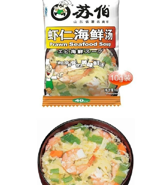 

Free shipping corn egg soup ingredients 10g*4 vegetable instant soup dehydrated food buy 2 lots free 2 bags