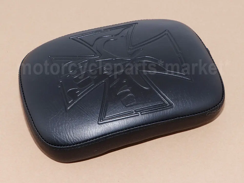 

Motorcycle Cross Pillion Rectangular Pad Seat 8 Suction Cup Solo Rear Seat Passenger Saddle For Harley Cruiser Chopper Custom
