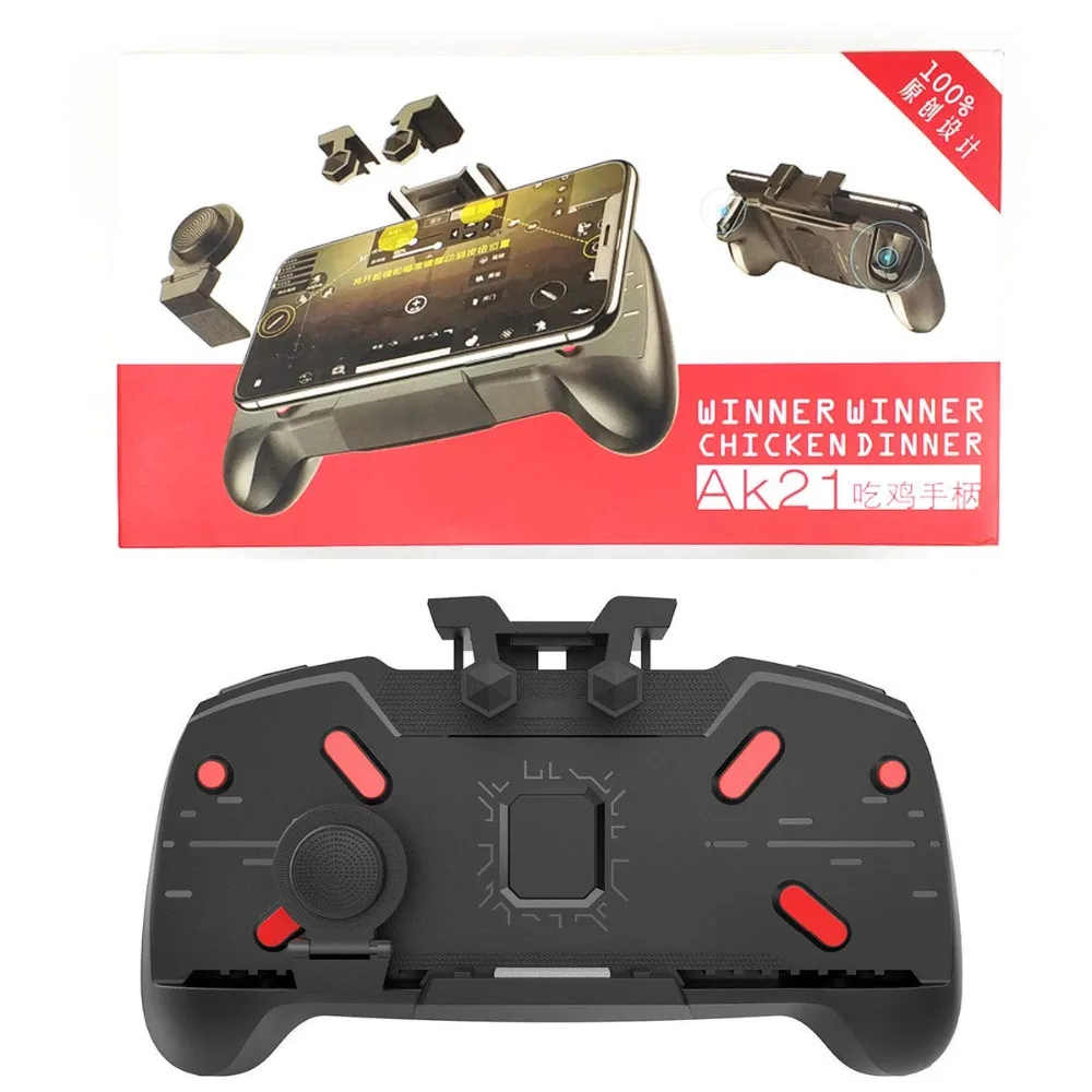 

Gaming Joystick Gamepad Mobile Phone Game Trigger Fire Button L1R1 Shooter Controller AK21 For PUBG Game Handle Holder Bracket
