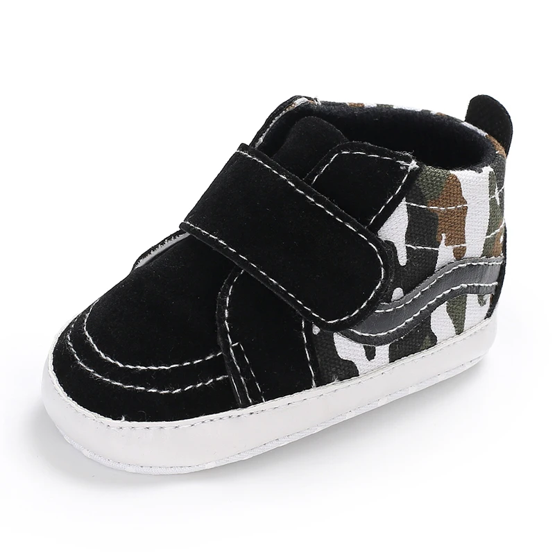 Emmababy UK Baby Boys Girls Shoes Soft Crib Shoes Faux Leather Sneakers Anti-slip Trainers