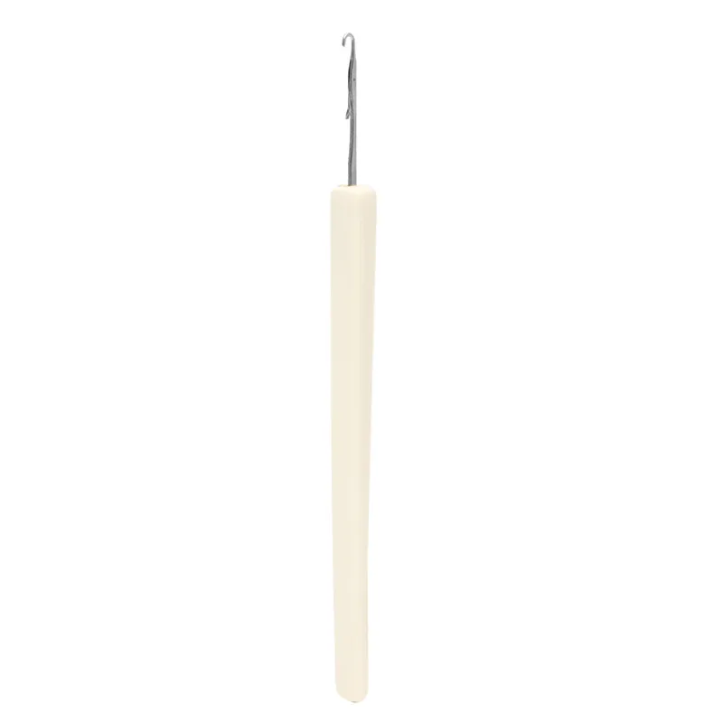 Kiwarm практичные, 1 шт., белый инструмент для вязания крючком, защелка для всех 4,5 мм, Стандартный Калибр, вязальная машина, плетение, ремесло, швейные инструменты, 14 см