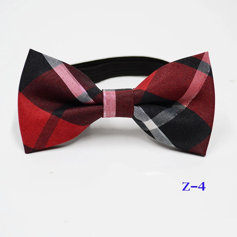 OnnPnnQ персональный Детский галстук-бабочка, классический, однотонный, цветной, в клетку, в полоску, для мальчиков и девочек, галстук, для свадебного шоу, одежда, аксессуары - Цвет: Z-4