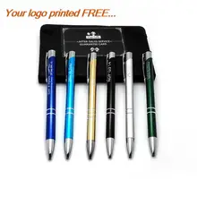 Дешевые Бизнес подарки 200 шт много персонализированные Ручки Бизнес Реклама подарки выгравированы с вашим Собственный бренд имя и текст