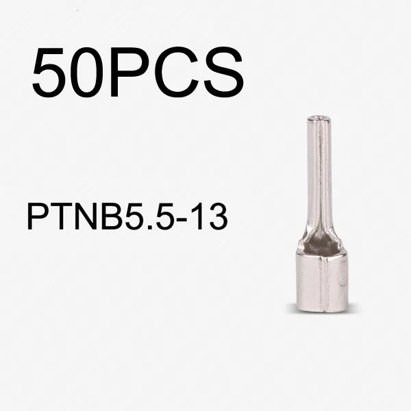PTNB5.5-13 non-изолированный штырь терминалы электрические разъемы Холодные терминалы - Цвет: 50PCS