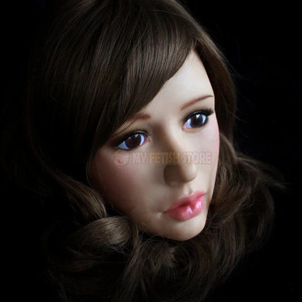 SH-11) качество для ручной работы Силиконовая красивая и сладкая половина женского лица кроссдресс маска Трансвестит Фетиш-кукла маска