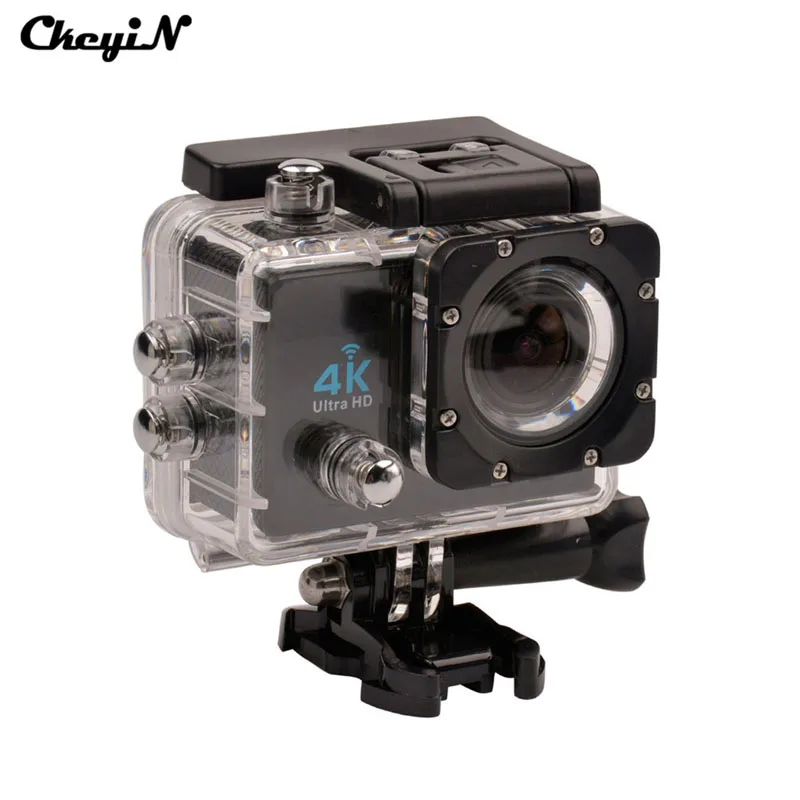  Go Pro Action Cam 1080P HD Sports Camera Outdoor 30m Waterproof DV 2 Inch LCD Screen 4K Camera with 170 Wide-angle Lens55 LMPJ 