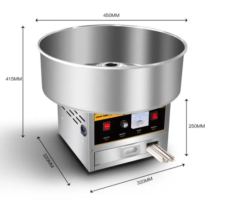 220 В хлопок конфеты Электрический аппарат для коммерческого использования конфеты нить для аппарата для приготовления сахарной ваты