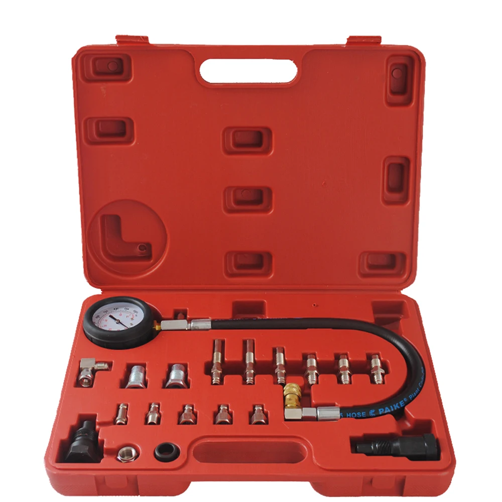 

TU-15A Diesel Engine Compression Tester Tool Kit Car Cylinder Pressure Gauge For Ford Lincoln Isuzu Benz Toyota VW Peugeot