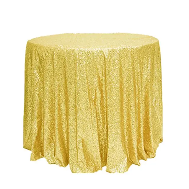 pink and gold tablecloth