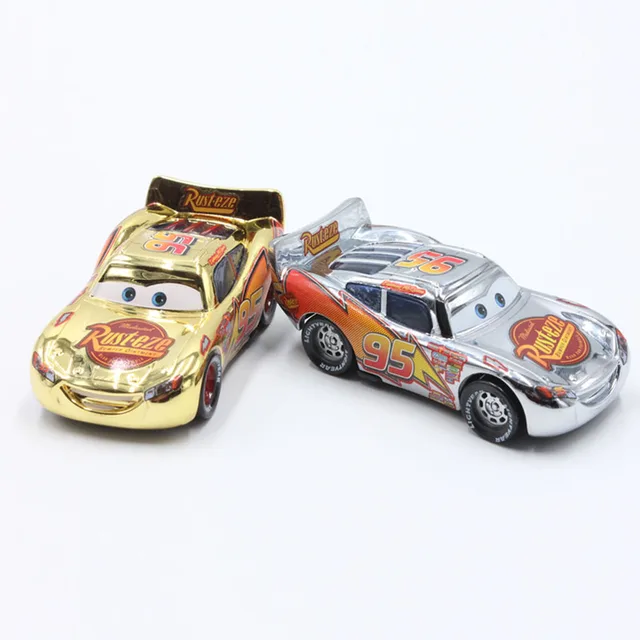 Best Offers Disney Pixar Cars Plating Gold Silver Lightning McQueen 1:55 Scale Diecast Metal Alloy Modle Cute Toys For Children Gifts Best Offers Disney Pixar Cars Plating Gold Silver Lightning McQueen 1:55 Scale Diecast Metal Alloy Modle Cute Toys For Children Gifts