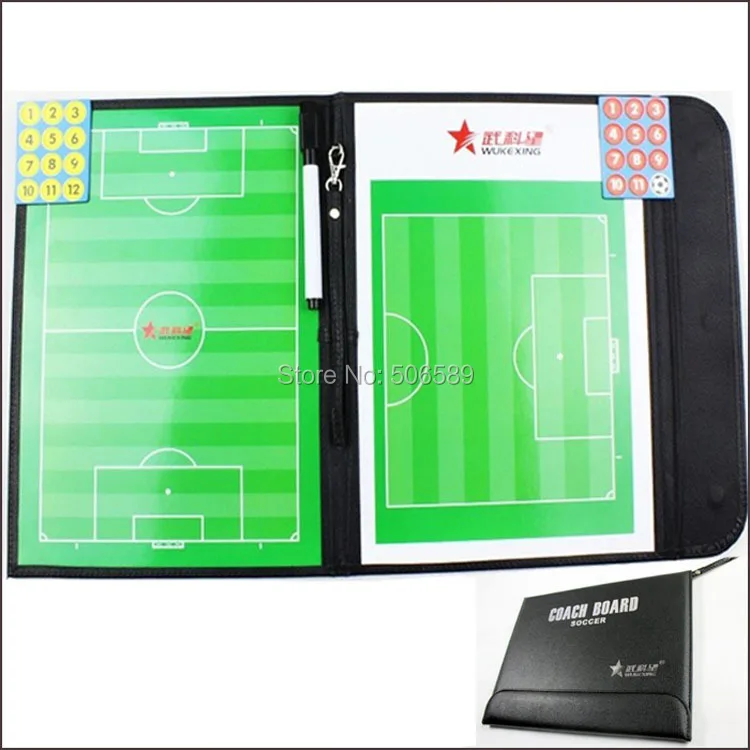 font b football b font tactical board leather cover 54x32cm 600g