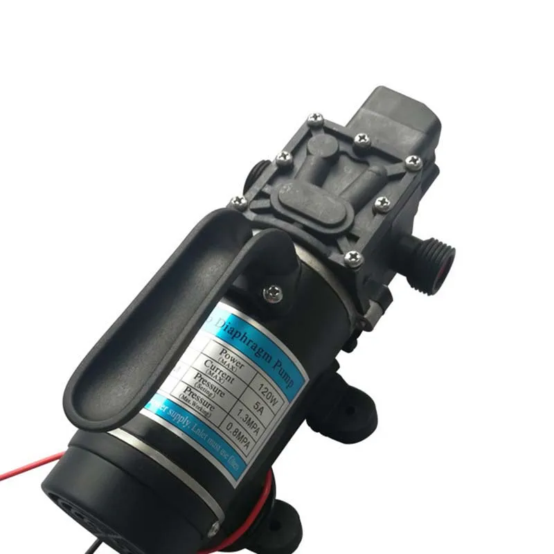 Электрический 12V 120W 130Psi 10L/мин водяная пленка высокого Давление самовсасывающий