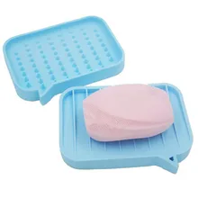 Портативная дорожная мыльница для путешествий, новая силиконовая щетка, мыльница, держатель,, горячая Распродажа, для дома, для ежедневного хранения, мыльница, для ванной комнаты, инструменты