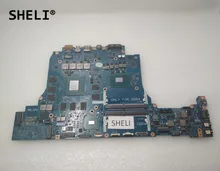 SHELI For Dell Alien ware 17 R4 Motherboard with I7 6820HK GTX1080 8GB BAP20 LA D753P