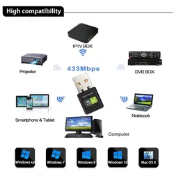 600 Мбит/с) Wi-Fi 5 ГГц USB Ethernet Сетевая карта USB Wifi адаптер диск Бесплатная ПК переходника антенна Wi-Fi приемник AC Wi-Fi модем Wi-Fi адаптер