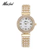 MISSFOX-Reloj de perlas naturales para mujer, de acero inoxidable, resistente al agua, dorado, de cuarzo, diamante ► Foto 1/6