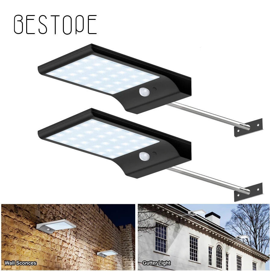 

36 LED Solar Light Human Infrared PIR Motion Sensor Wall Lamp Security Outdoor Lighting Waterproof IP65 Garden Lamp for Pathway