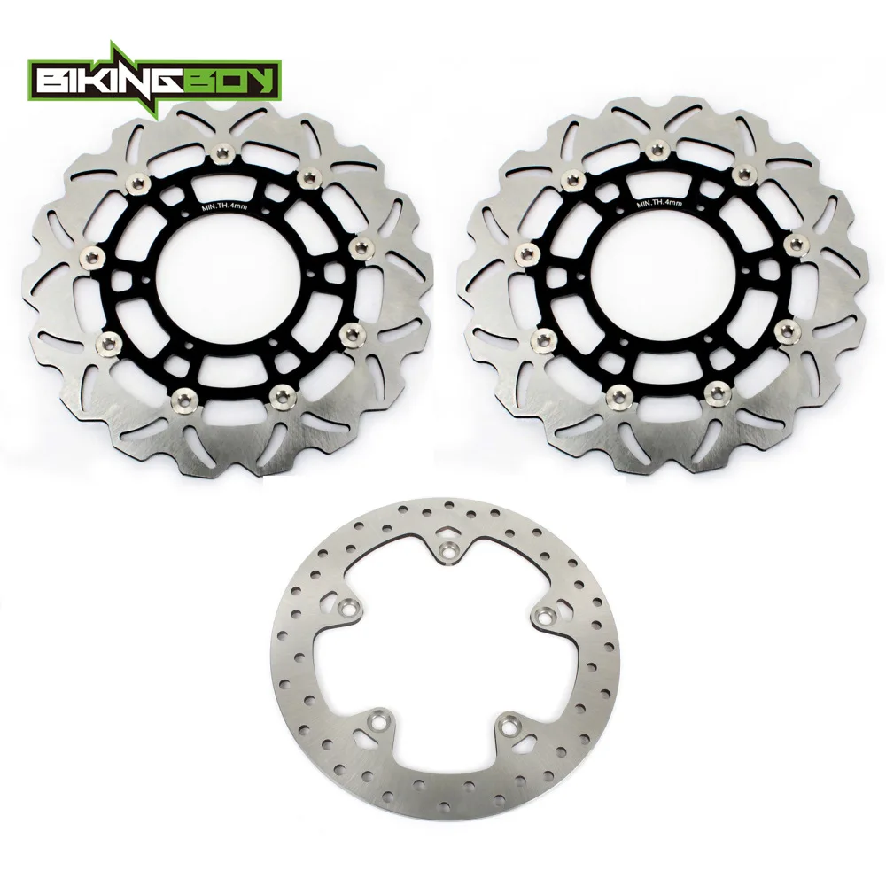 BIKINGBOY Front Rear Brake Discs Rotors Disks for BMW F700GS 13 14 15 16 17 F800GS ADVENTURE F 800 GS 2009-2018 10 11 12 Motor | Автомобили