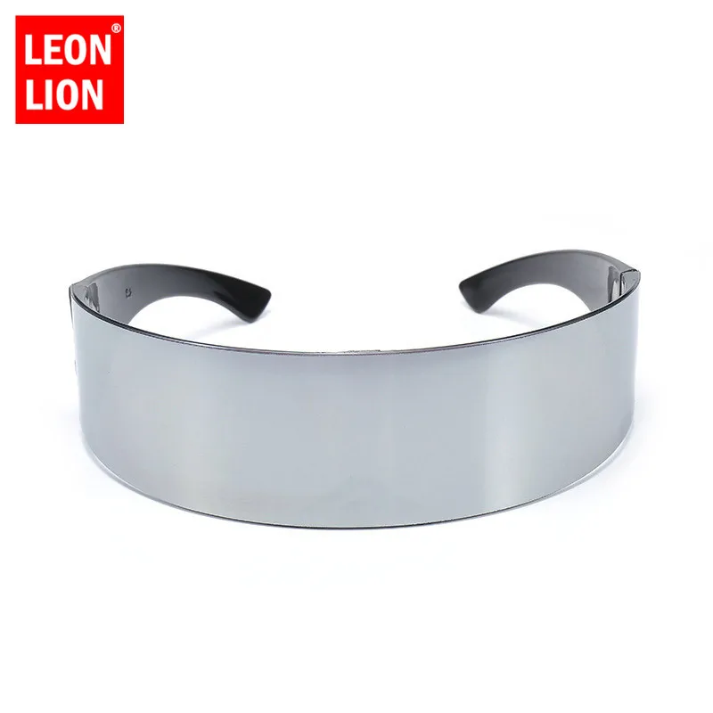 

LeonLion 2018 Sunglasses Women One-piece Vintage Glasses Lady Retro Sun Glasses UV400 Lunette Shopping De Soleil Femme