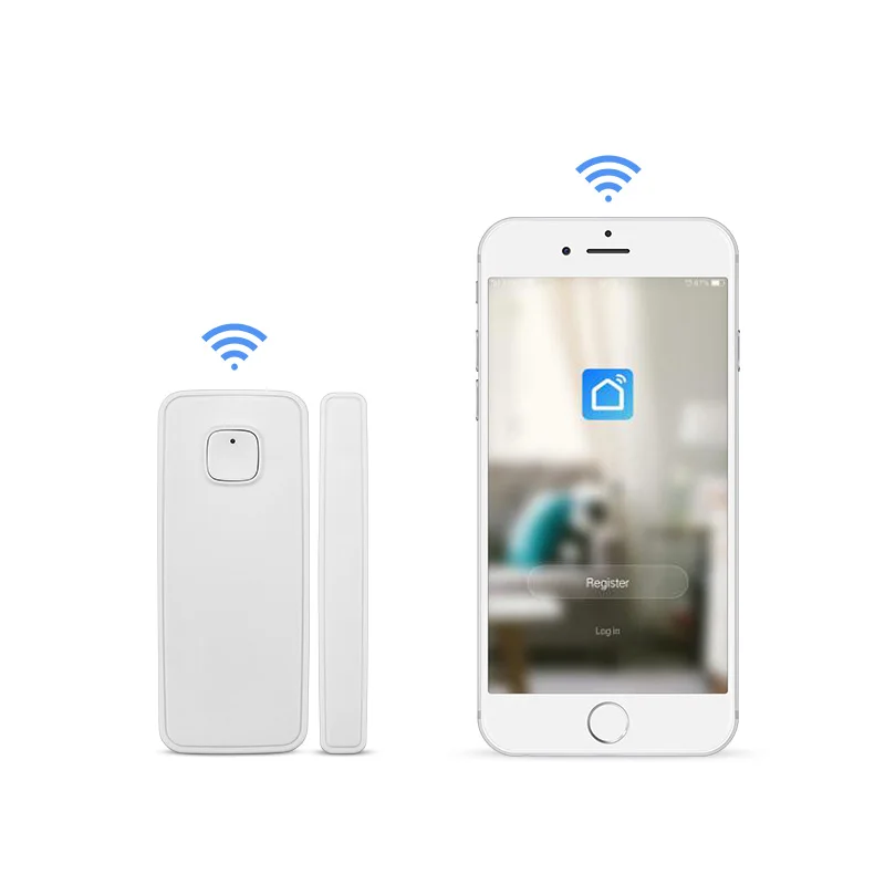 Wifi Smart Home Door Sensor Compatible With Alexa Google Home Smart