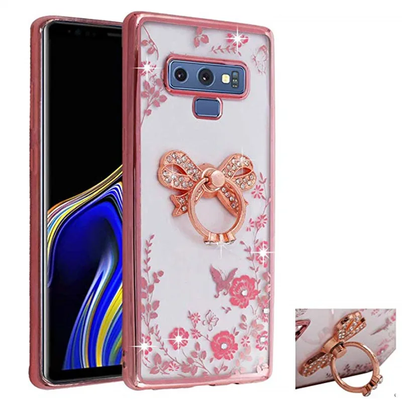 

Ring support Secret Garden Case For Samsung Galaxy note 9 8 5 J4 J6 PLUS Cover Soft TPU Phone Shell S8 S9 A6 A8 Plus A7 A9 2018