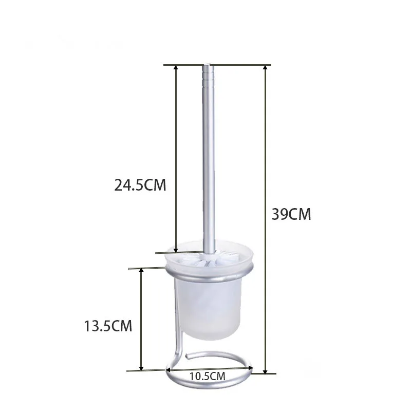 1 компл. Туалет кисточки стекло держатель пространство Алюминий туалетная щетка для уборки в ванной продукты Аксессуары для ванной комнаты