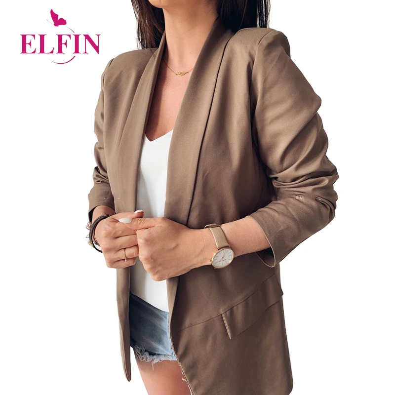 

Office Ladies Coats And Jackets Women Long Sleeve Fall 2019 Plus Size Coat Jaqueta Feminina Women Clothes 2019 SJ3501R