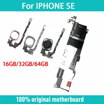 

Original unlocked for iphone SE Motherboard with/without Touch ID,for iphone 5SE Mainboard with Full Chips,Black / White / Gold