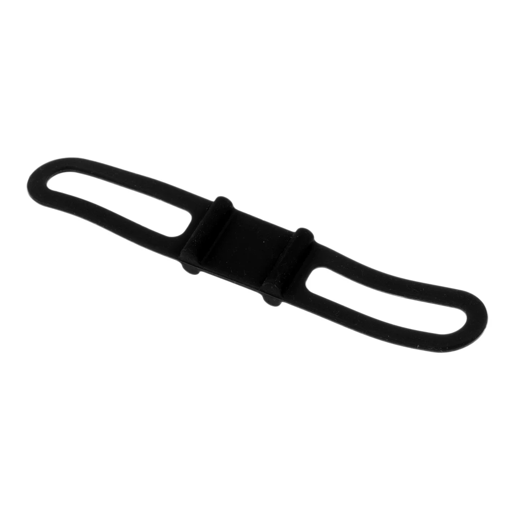 dolity High Elastic Bike Silicone Band Bicycle Flashlight Strap Cycling Accessories for Holding Lights in Different Positions