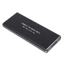 High Speed Aluminum USB 3.0 to M.2 SSD Enclosure USB3.0 to NGFF Hard Disk Adapter M2 External Storage SSD Mobile Box