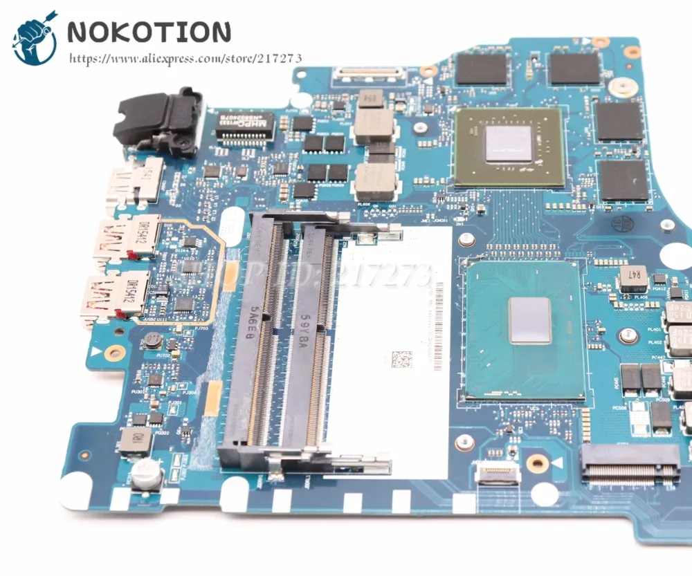 Very best  NOKOTION BY511 NM-A541 MAIN BOARD For Lenovo Ideapad Y700 Y700-15ISK Laptop Motherboard 15.6 Inch I