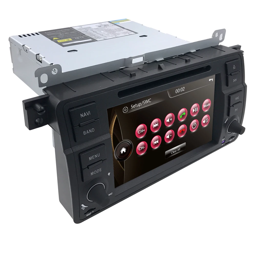 Best Car multimedia player DAB+ Autoradio DVD GPS for BMW E46 M3 325 3er 318 320 Rover75 MG Navi RDS VMCD 8G Maps BT SWC AM/FM RDS CD 5