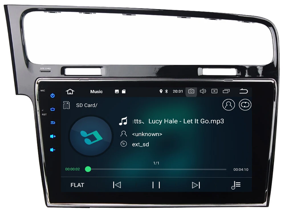 Discount 10.1" IPS Octa Core 4G Android 8.1 4GB RAM 64GB ROM RDS Car DVD Player Radio GPS Glonass For Volkswagen VW Golf 7 MK7 2013-2017 3