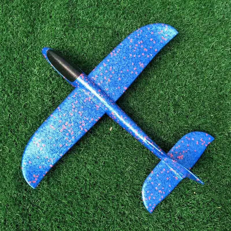Детский самолет игрушка ручной бросок самолет из пеноматериала модель детский открытый Летающий планер игрушки EPP устойчивый прорыв самолет TY0310