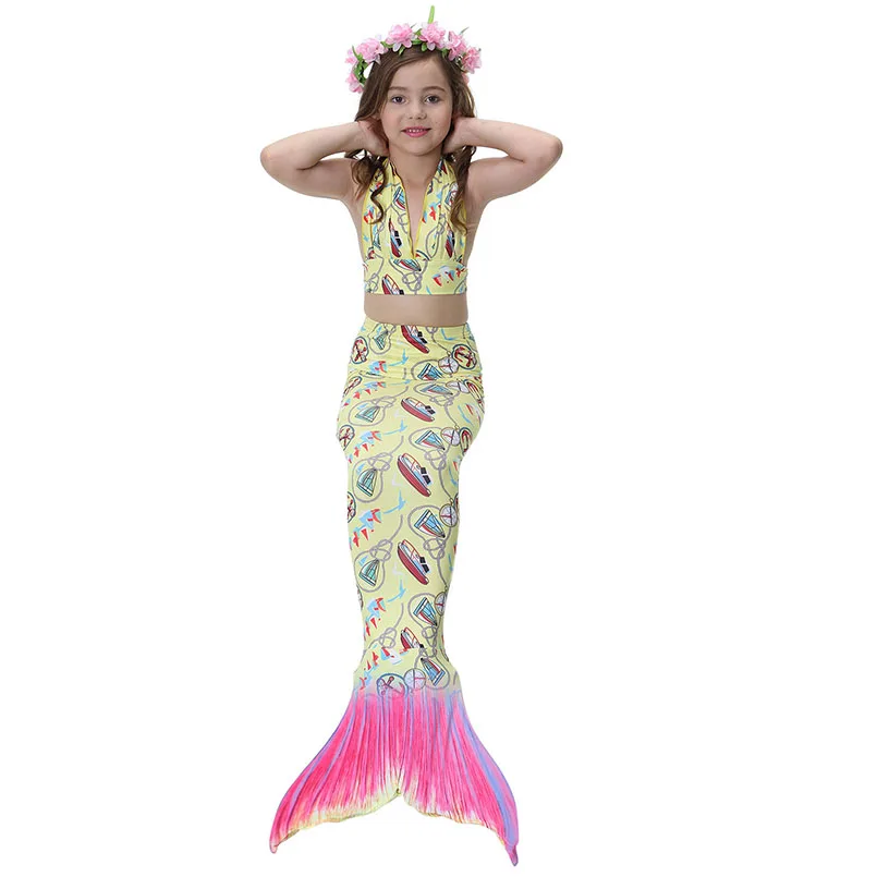kids mermaid swimwear JP91 (1)