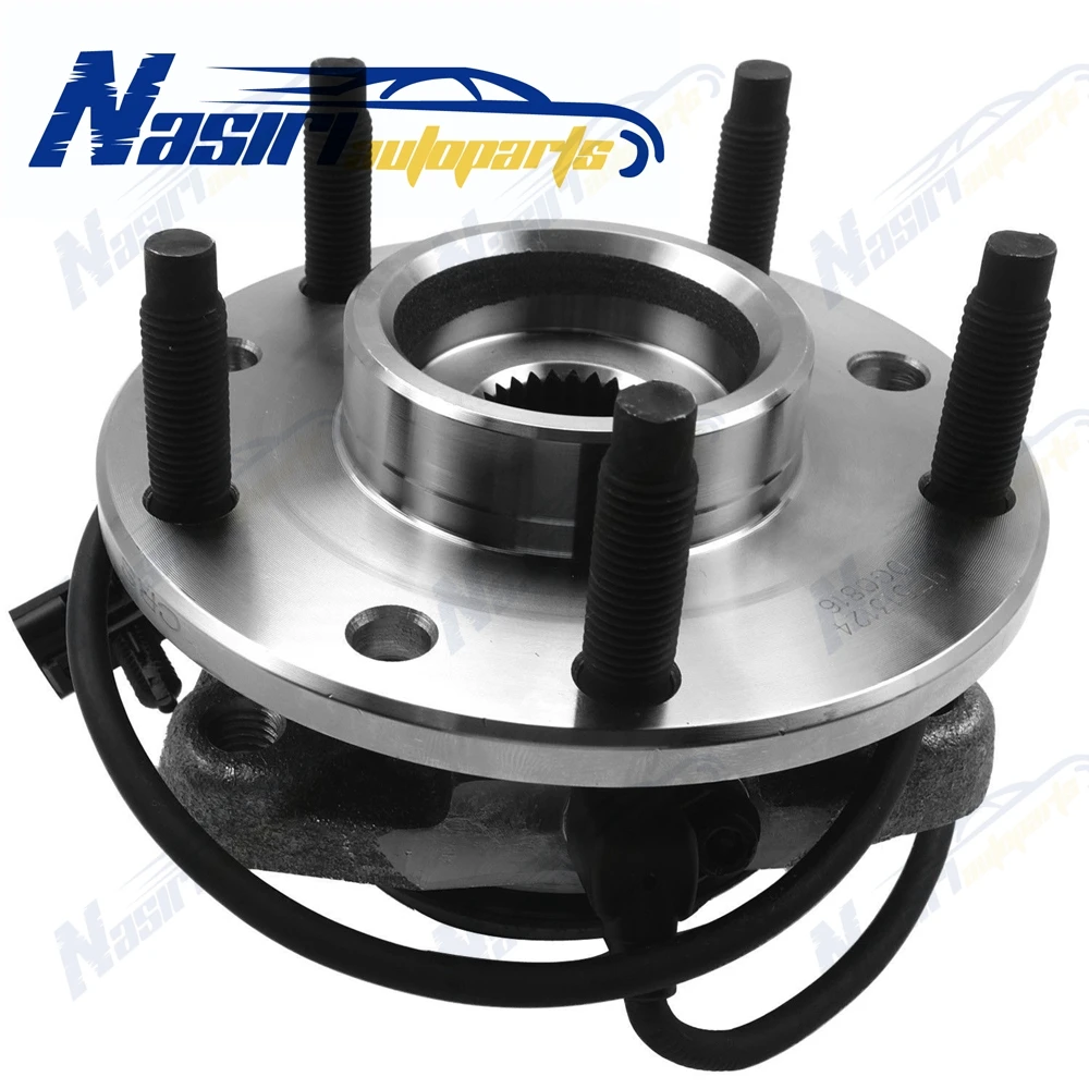 Front Wheel Hub Bearing Assembly For Cadillac Escalade Chevy Avalanche Silverado 1500 Tahoe GMC Sierra Yukon 2007-2014