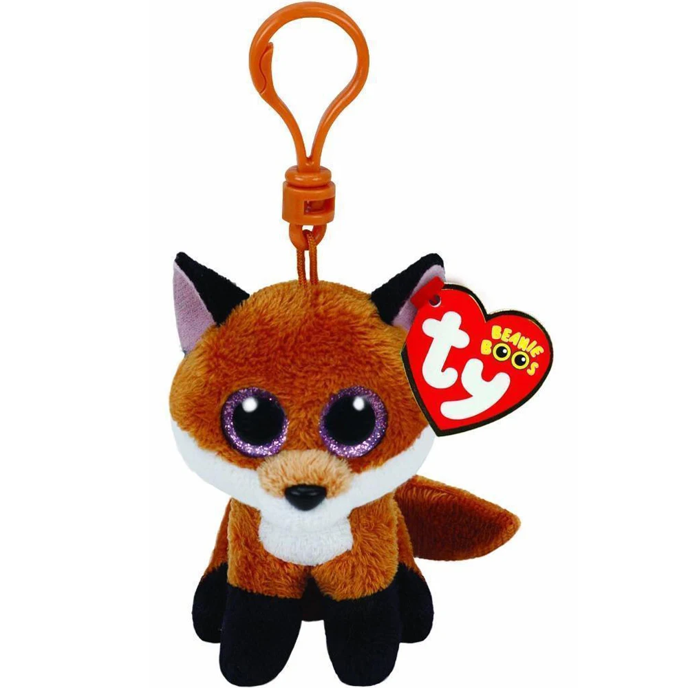 Ty Slick The Fox Small Pendant Plush Toy Clip Stuffed Collection Soft Doll With 4 10cm Stuffed Plush Animals Aliexpress