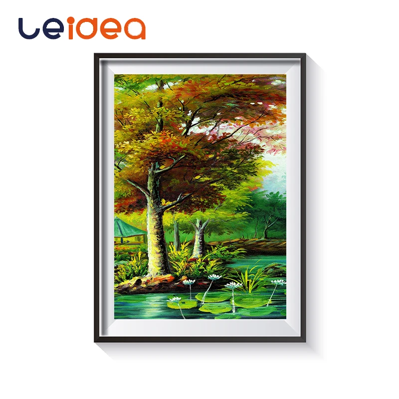 

Scenery Framed Picture DIY Painting By Numbers DIY Oil Painting On Canvas Home Decoration For Living Room 40*50cm