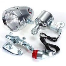 12V 6W Bicycle Motorized Bike Friction generator Dynamo Headlight Tail Light Outdoor Bike Cycling Accessories Top Quality July 6