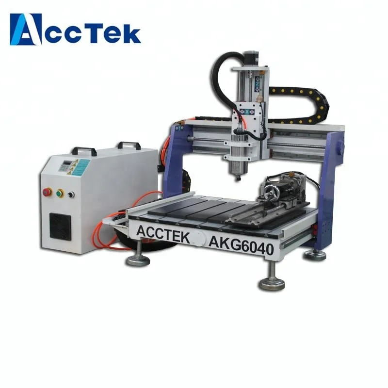

AccTek hot sale 600*400mm cnc router machine for aluminum mini advertising cnc router machine