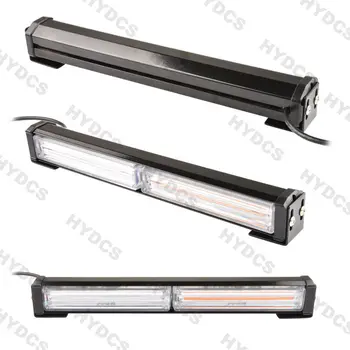 

XYIVYG 36W COB LED Emergency Warning Traffic Advisor Flashing Strobe Light Bar Blue Amber 12V