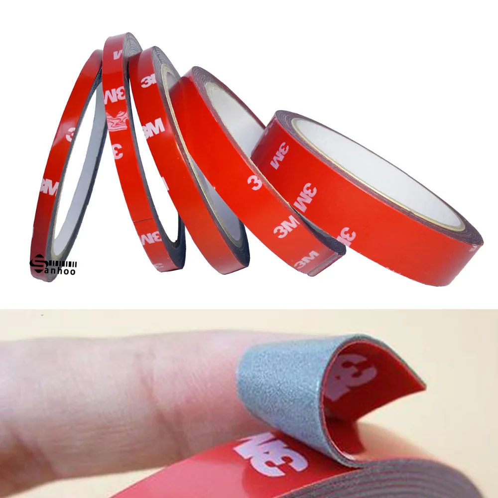 3M Tape Double Sided Acrylic Foam Adhesive Auto Car Styling Interior