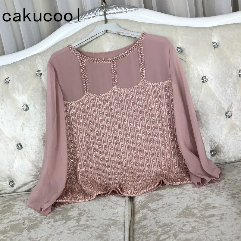 cakucool-women-spring-chiffon-blouse-long-flare-sleeve-beading-embroid-blusas-slim-all-match-sequins-bling-blouses-shirts-lady