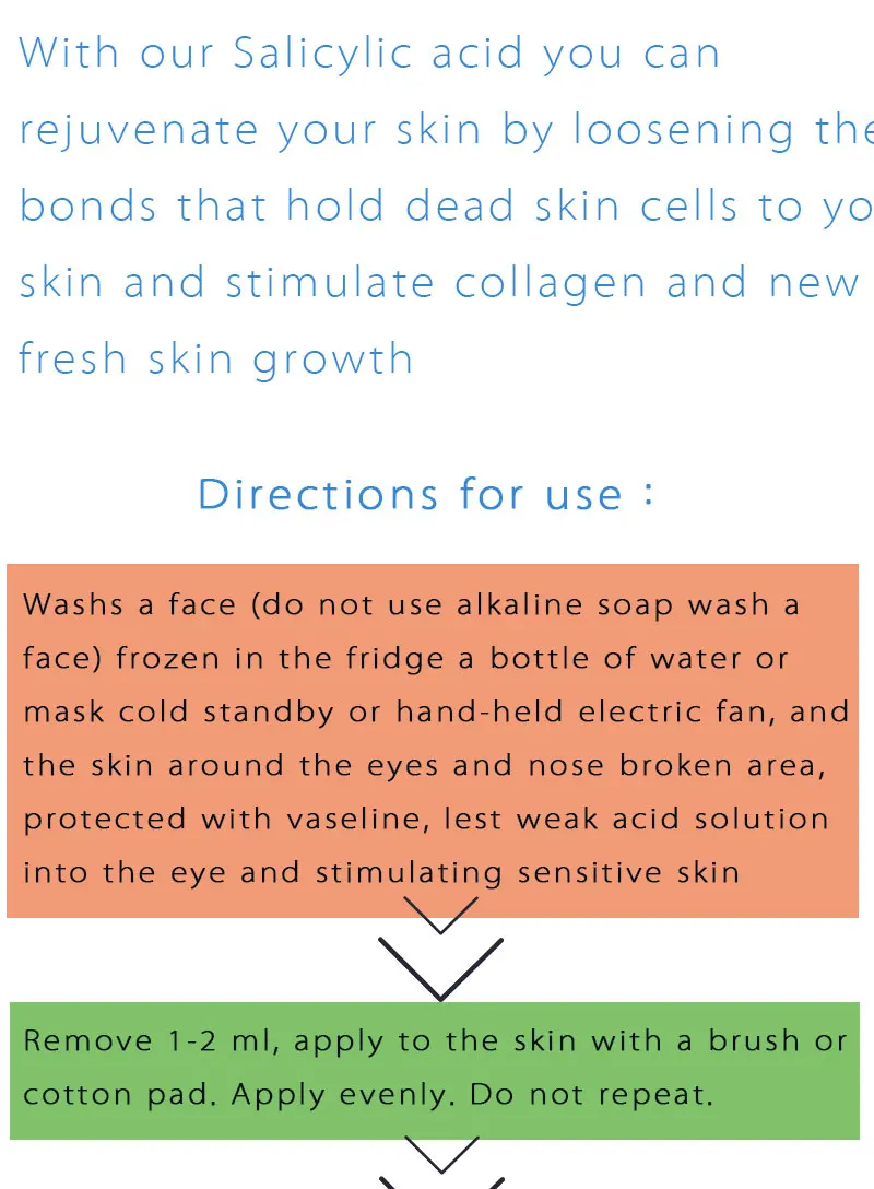 20% peeling com ácido salicílico ácido creme